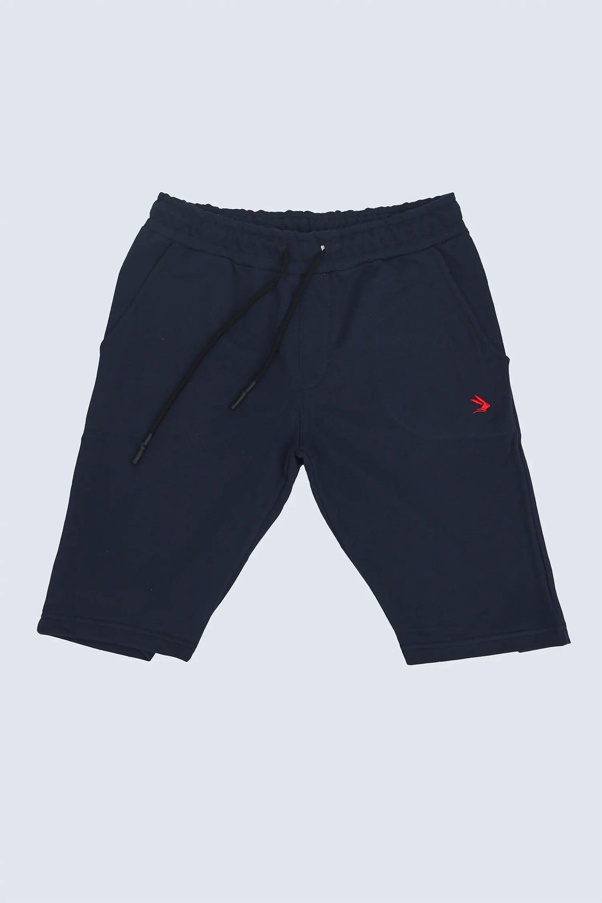 Blue Shorts with Red Logo - Lepus