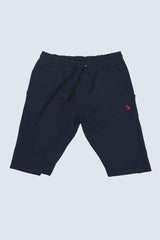 Blue Shorts with Red Logo - Lepus