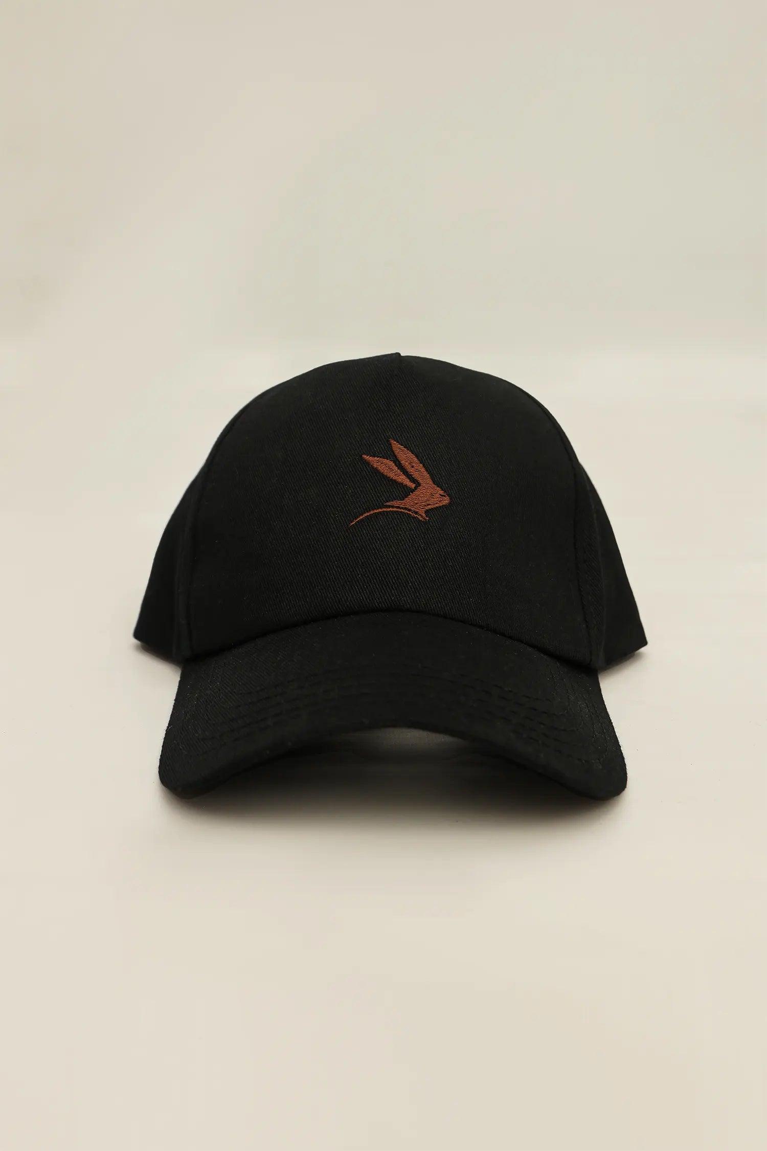 Black Cap with Quincy Logo - Lepus