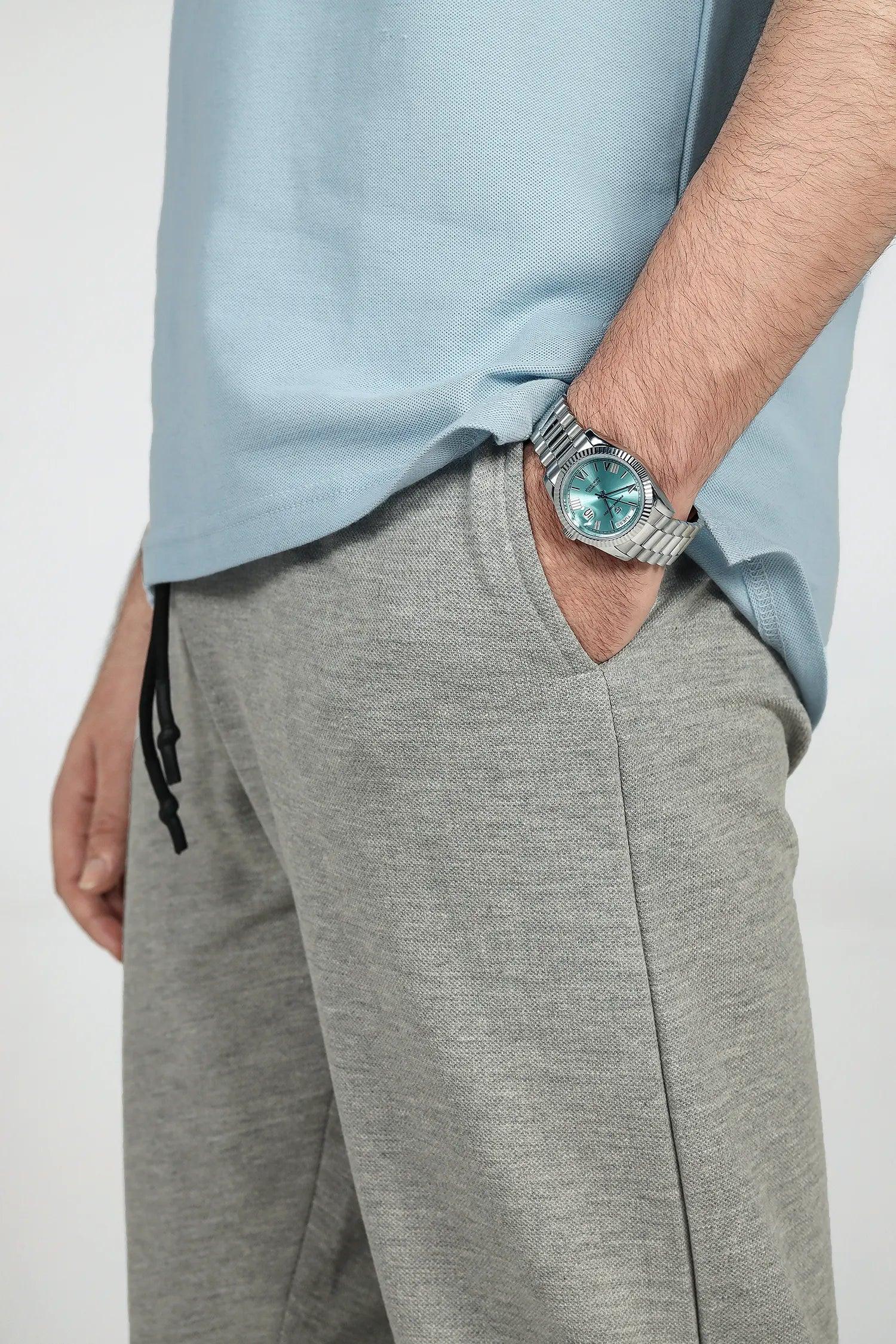 Grey Knit Trousers - Lepus