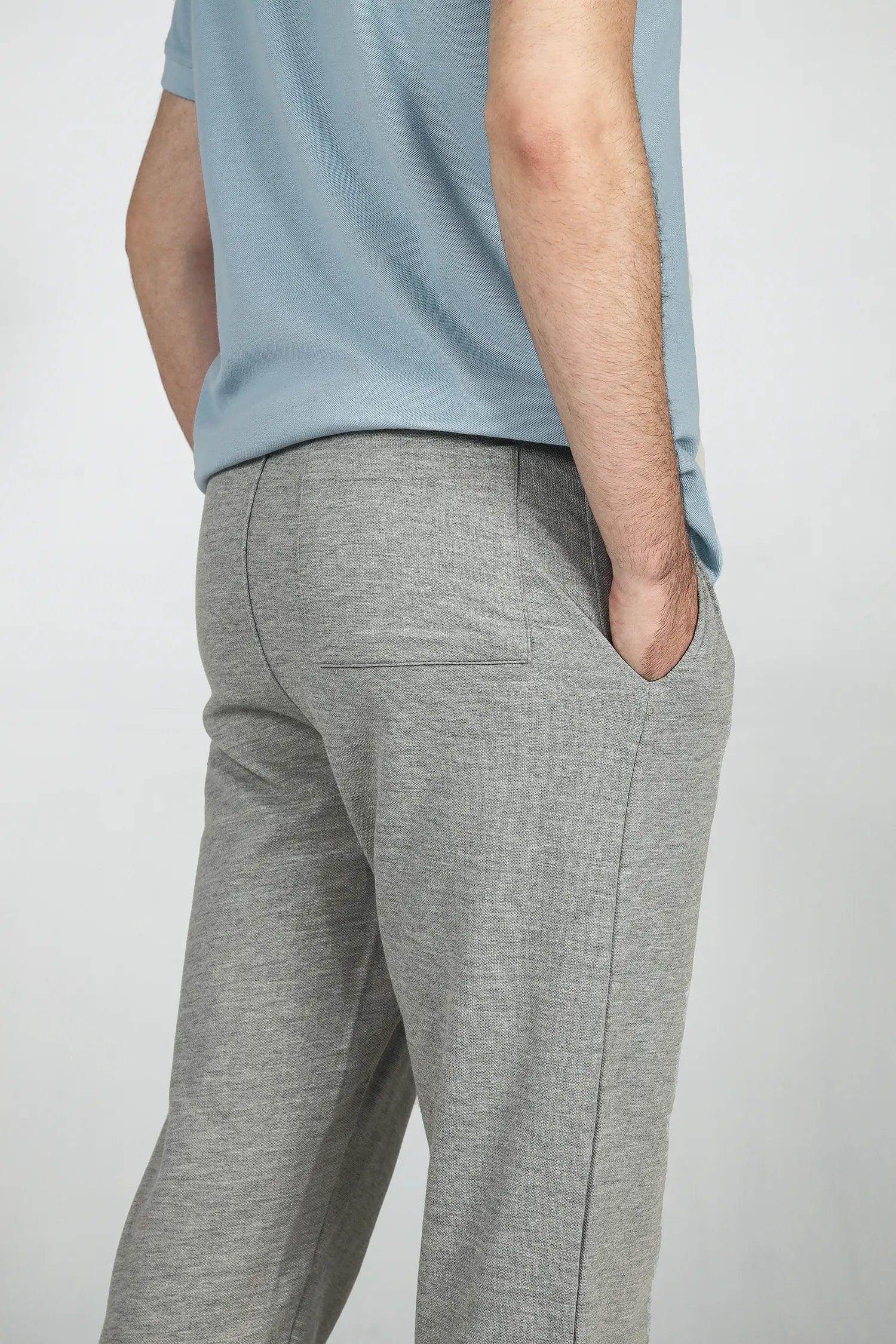 Grey Knit Trousers - Lepus