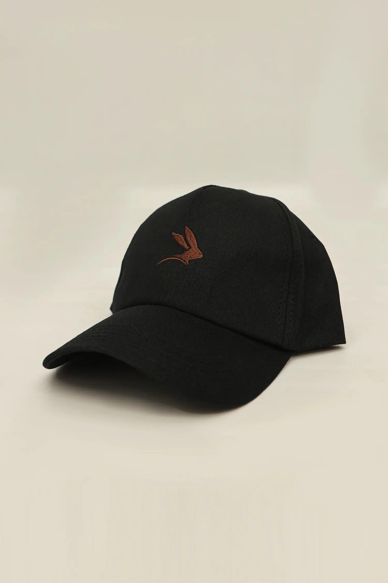 Black Cap with Quincy Logo - Lepus