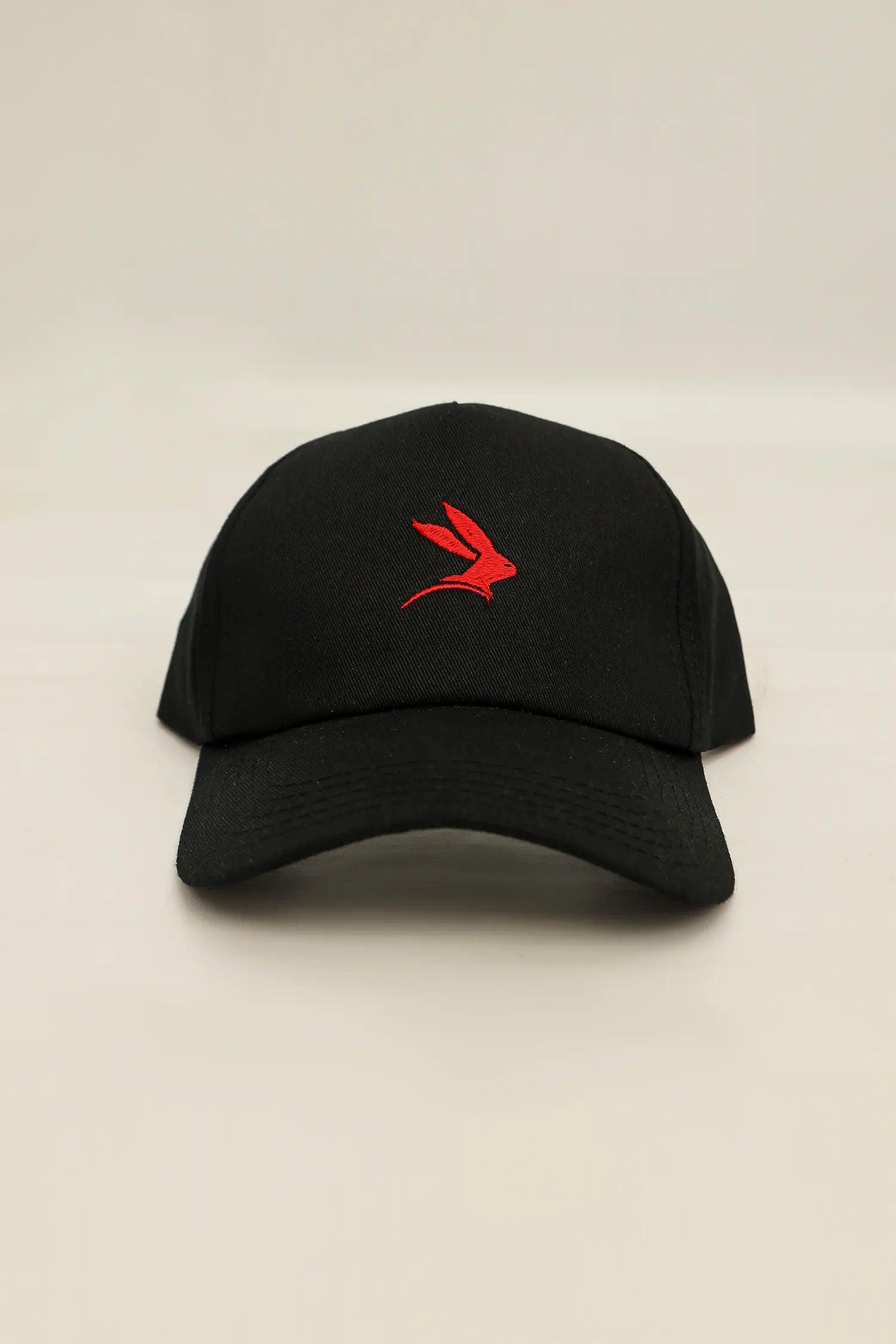 Black Cap with Red Logo - Lepus